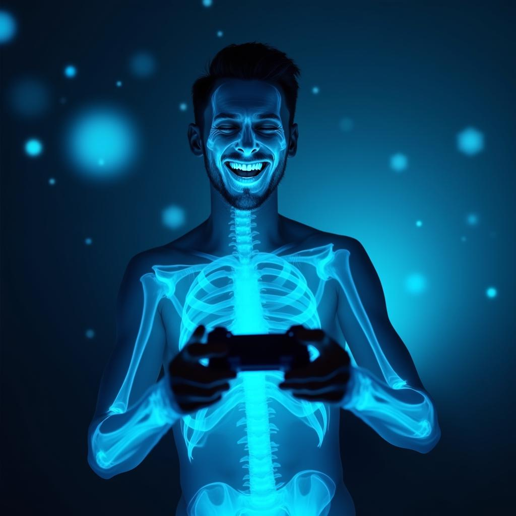 Imagen persona estilo radiografía